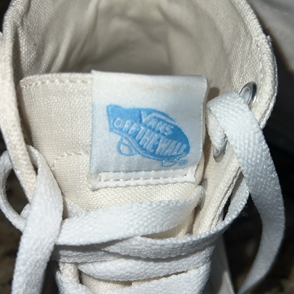 Vans Women’s Blossom Sk8- Hi Tapered Linen Trainers Sz 9.5 New Without Box/tags - Picture 10 of 12